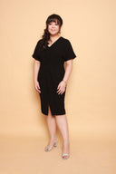 Twist Knot Dress (Black), Dress - 1214 Alley
