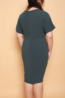 Twist Knot Dress (Deep Teal), Dress - 1214 Alley