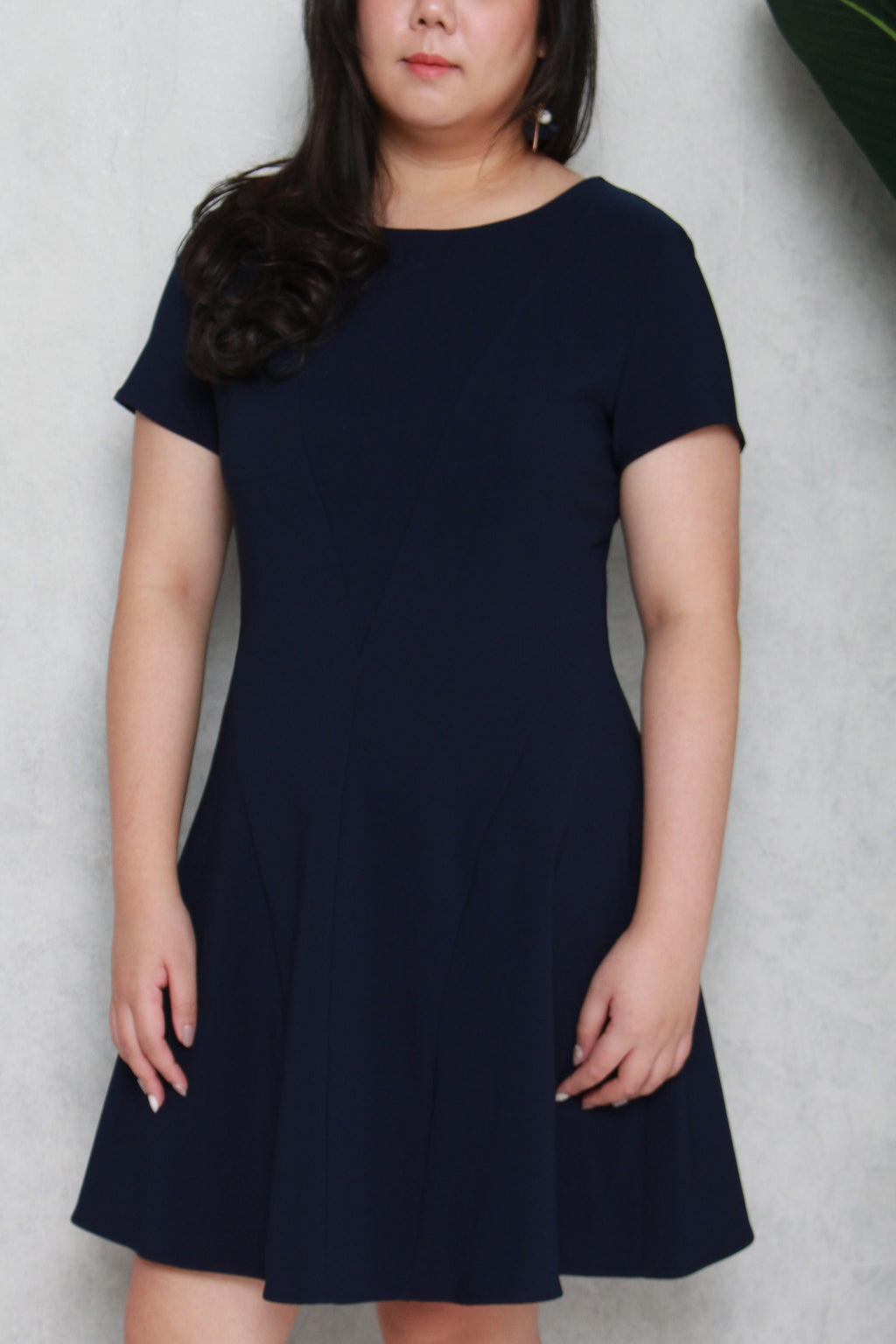 Classic Skater Dress (Navy Blue), Dress - 1214 Alley