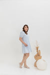 Babydoll Dress (Gingham Blue)
