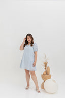 Babydoll Dress (Gingham Blue)