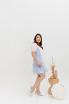 Babydoll Dress (Colourblock Stripes)