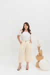 Mid-Waist Culottes (Lemon)