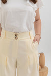 Mid-Waist Culottes (Lemon)