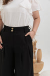 Mid-Waist Culottes (Black)