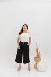 Mid-Waist Culottes (Black)