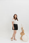 Classic Taper Mid-Waist Shorts (Black)