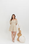 3-way Smocked-back Floral Romper (Yellow Daisy)