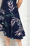 Toga Cold-Shoulder Frills Dress (édition limitée print - Fern), Dress - 1214 Alley