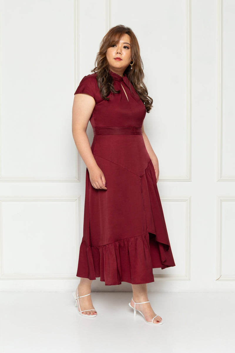 Artemis Midi Dress (Red), Dress - 1214 Alley