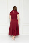 Artemis Midi Dress (Red), Dress - 1214 Alley