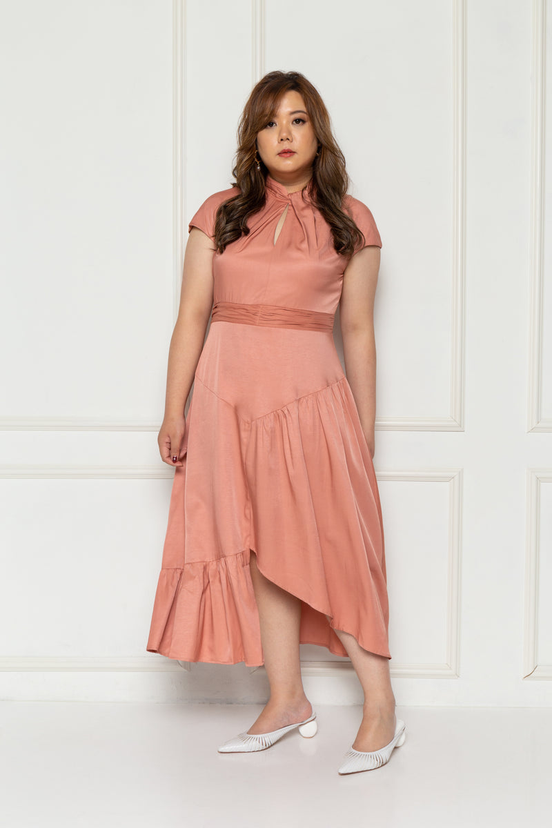 Artemis Midi Dress (Pink), Dress - 1214 Alley