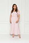 Stripes Midi Jumpsuit (Pink), One-Piece - 1214 Alley