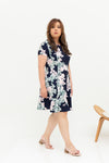 Fleur Peplum Dress (édition limitée print - Pastel Blooms), Dress - 1214 Alley