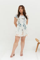 Camilla Ruffles Romper (édition limitée print -FERN), One-Piece - 1214 Alley