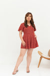Saffron Romper (Burnt Red), One-Piece - 1214 Alley