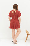 Saffron Romper (Burnt Red), One-Piece - 1214 Alley