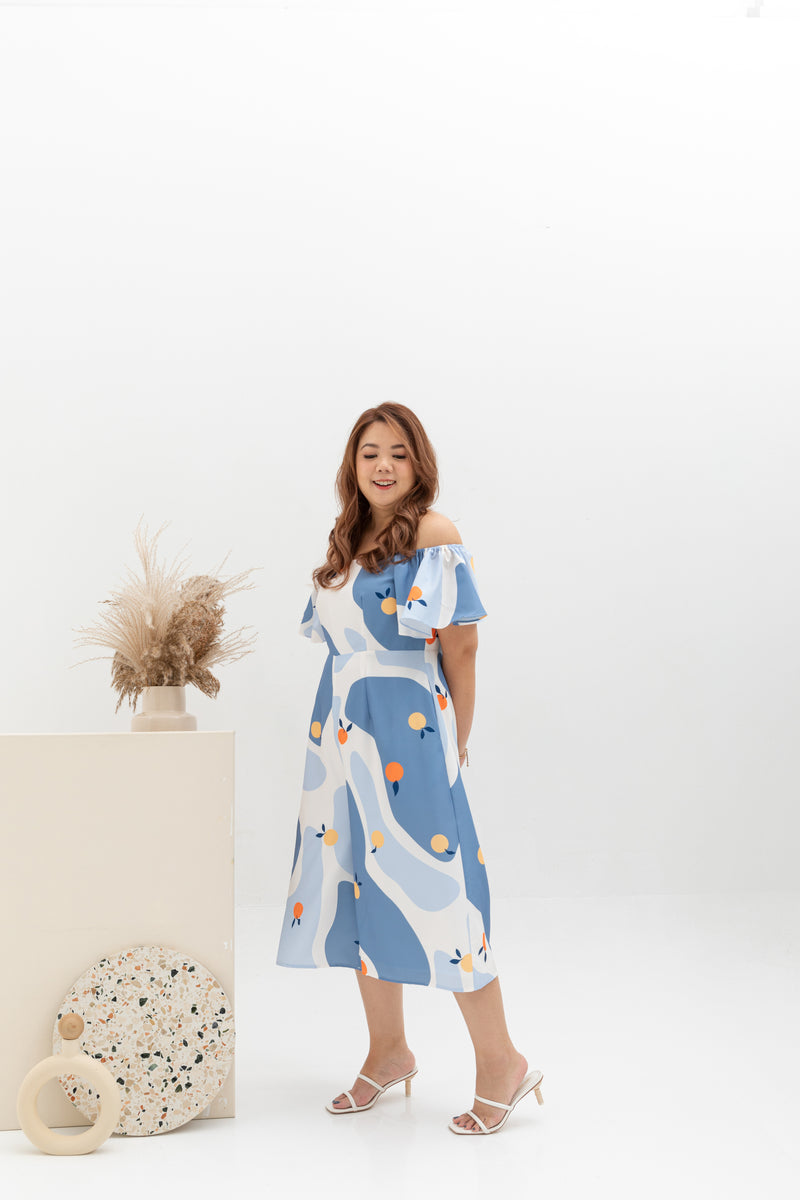 2-way Off Shoulder Midi Jumpsuit (édition limitée print)