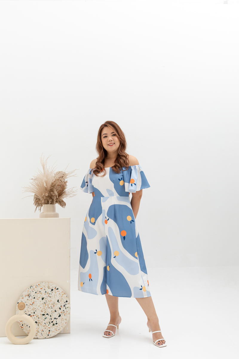2-way Off Shoulder Midi Jumpsuit (édition limitée print)