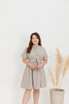 Skater Shirt Dress (Khaki)
