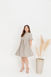 Skater Shirt Dress (Khaki)