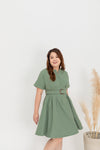 Skater Shirt Dress (Kelly Green)