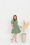 Skater Shirt Dress (Kelly Green)