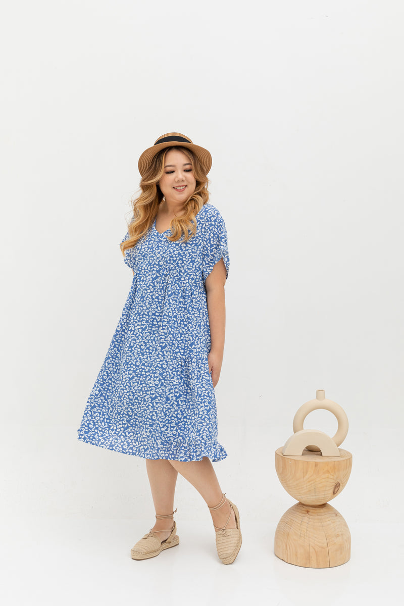 Relax Floral Sundress (Blue)