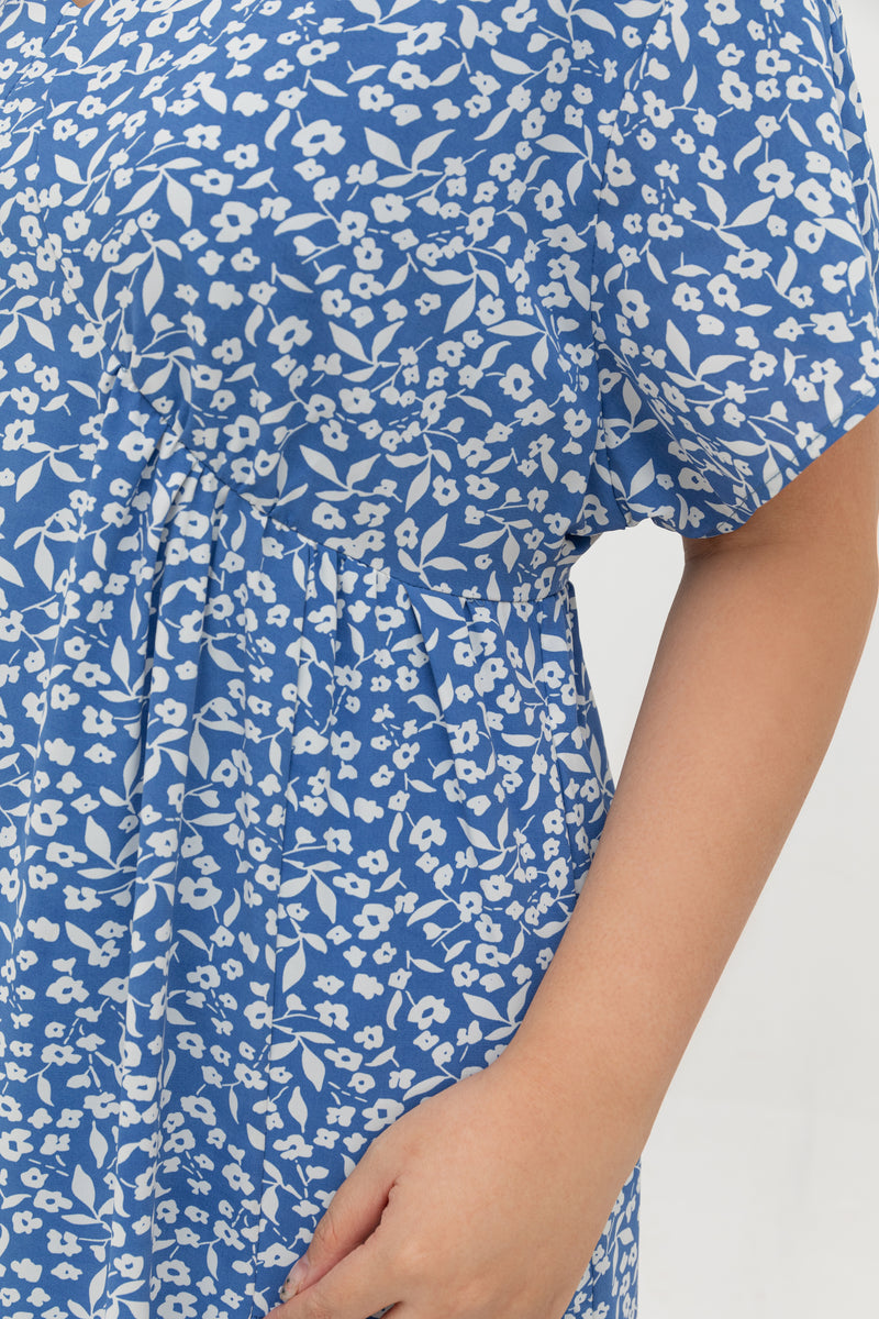 Relax Floral Sundress (Blue)