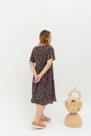 Relax Floral Sundress (Black Rose)